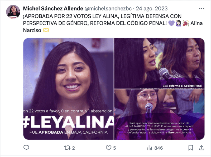 Ley Alina se aprueba en Baja California